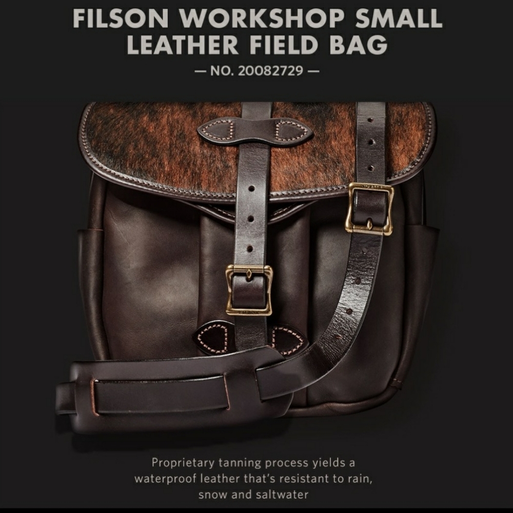 Filson Workshop Small Leather Field Bag
